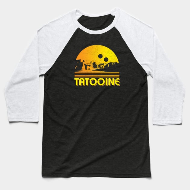 Tatooine Baseball T-Shirt by spicytees